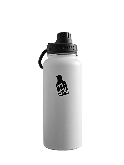 32Oz White Vacuum Insulated Flask